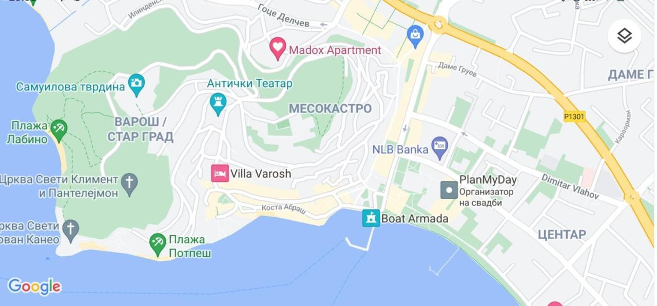 Madox Apartment Ohrid Ngoại thất bức ảnh